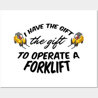 Forklift Gift Posters and Art